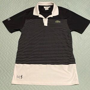 Lacoste Andy Roddick Tennis Polo Shirt Size 4 Rare